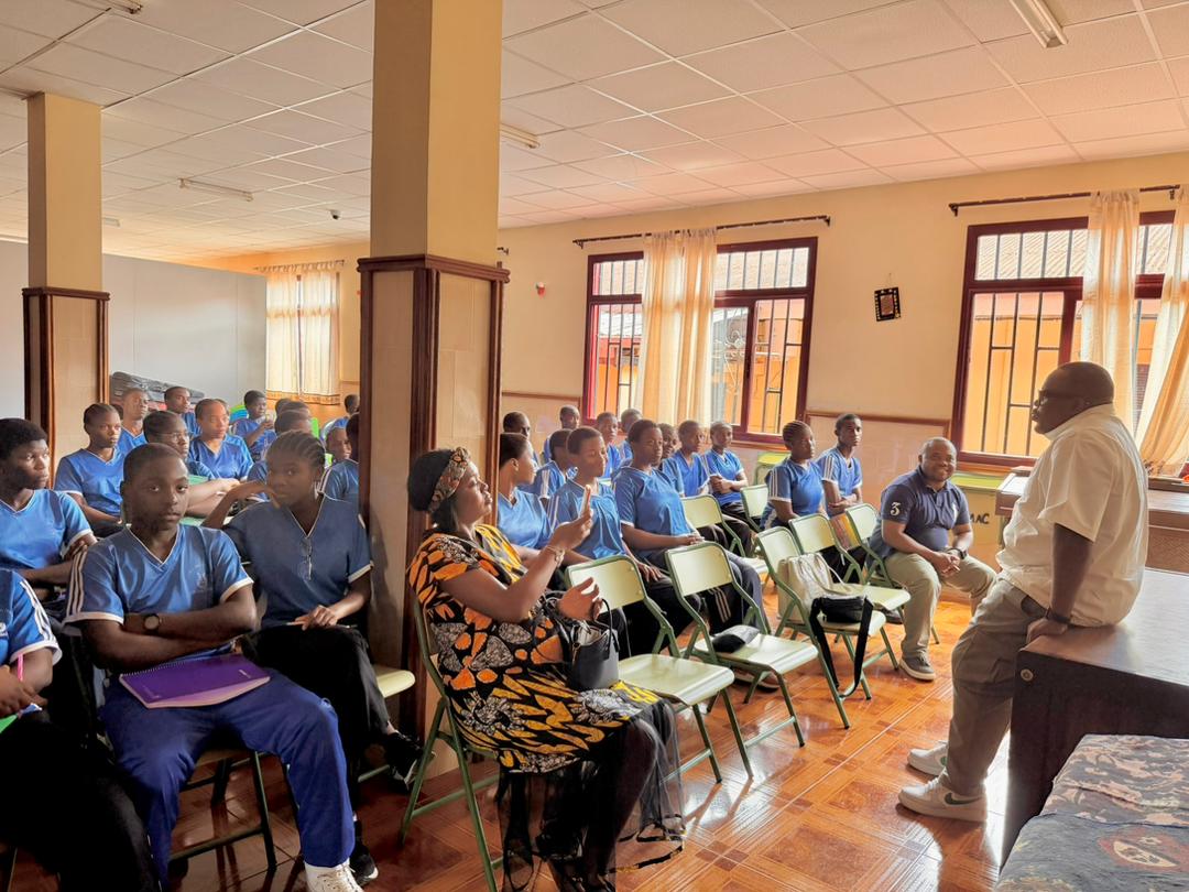 Doctor helping a patient